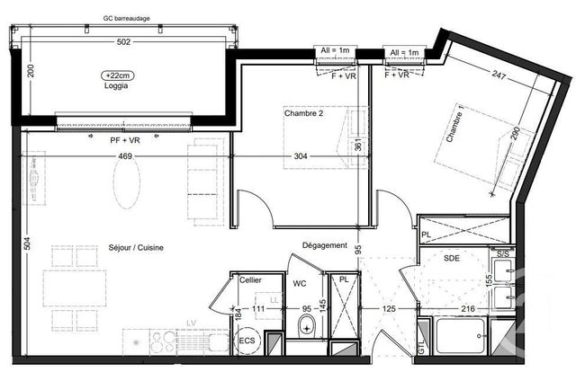 Afficher la photo en grand Appartement T3 à vendre - 3 pièces - 72,75 m2 - Capbreton - 40 - AQUITAINE