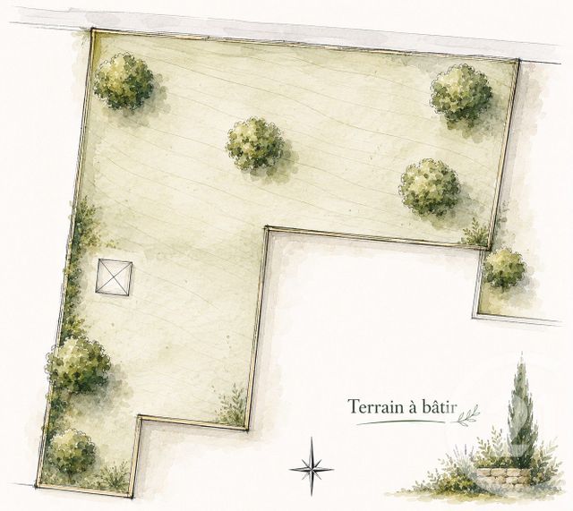 Terrain &agrave; vendre - 457 m2 - Ascain - 64 - AQUITAINE