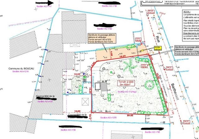 Terrain &agrave; vendre - 460 m2 - Boucau - 64 - AQUITAINE